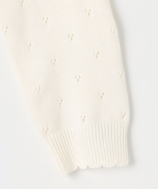 ANY KIDS 長袖 ボレロ オフホワイト