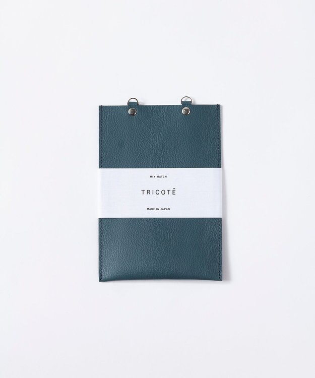 TRICOTE LEATHER SMARTPHONE CASE／ レザースマートフォンケース 38GREENBLUE