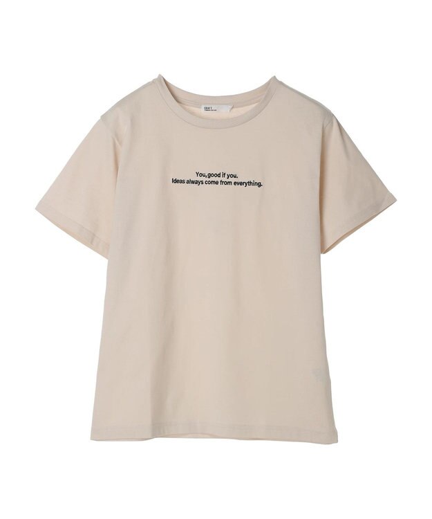 CRAFT STANDARD BOUTIQUE UVカット / You good if you TEE Ivory