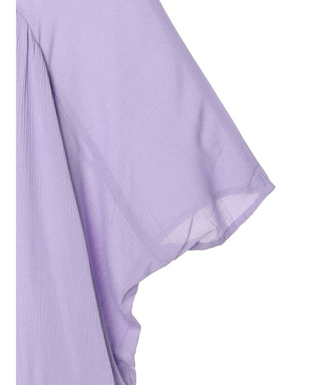 Green Parks Ｉ　レーヨンクレープチュニック Purple