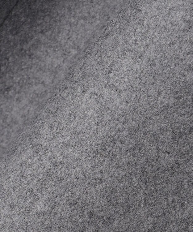 ICB ウールライトメルトン チェスターコート ライトグレー系