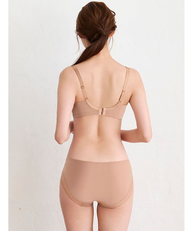 WACOAL ブラジャー 【小さく見せるブラ】 着やせ効果 ボリュームを逃がしてほっそり 脇高設計 Hカップまで対応 大きいサイズ レディース フルカップ BMM322 /ワコール ラズベリー