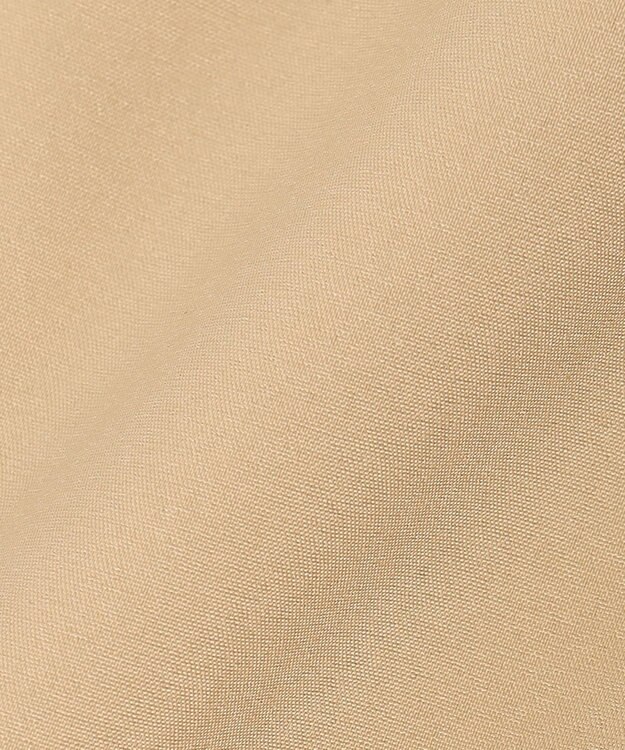 自由区 【洗える】撥水シルキーポプリン カーゴパンツ ベージュ系