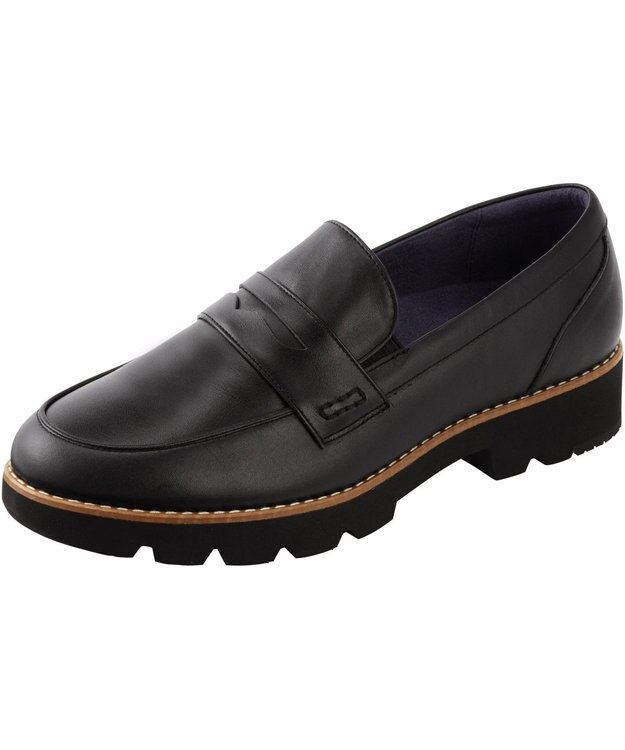 ASICS WALKING ペダラ ソフトラギッド レディース 3E 3.0cmヒール ブラック系