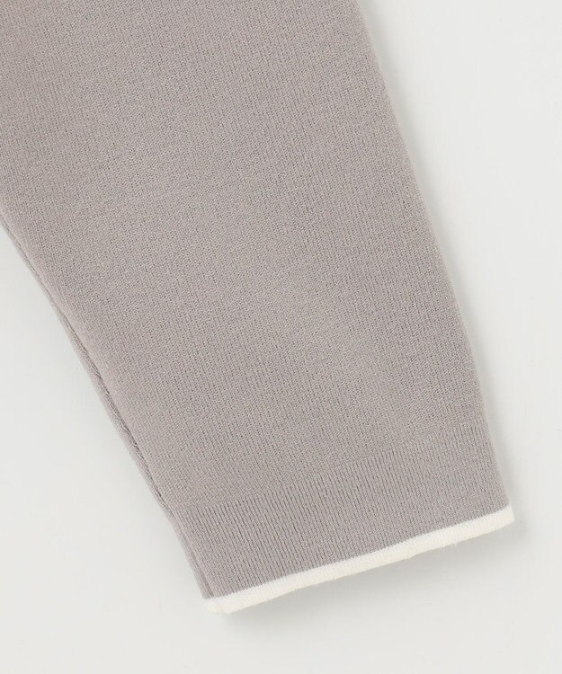 J.PRESS LADIES 【洗える】 レーヨンストレッチフルニードル カーディガン ベージュ系