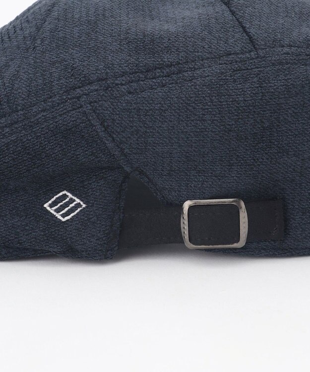 JOSEPH ABBOUD ブロックベロアストレッチ　ハンチング ネイビー系