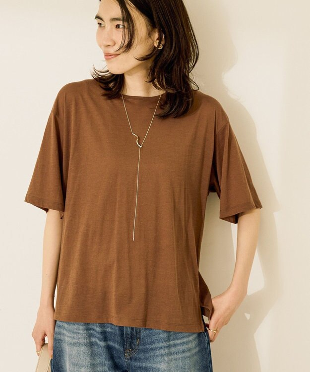 AMERICAN HOLIC シアーボックスTシャツ Brown