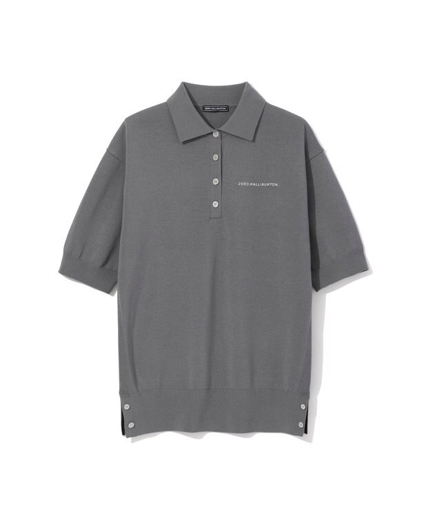 ZERO HALLIBURTON 【セットアップ可能】 ニットポロシャツ ZHG-W5A4c 85138 グレー
