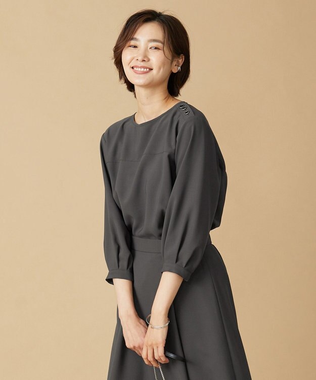 【洗える】 RELAXION ツイル 肩ボタン ブラウス / J.PRESS LADIES L | ファッション通販  【公式通販】オンワード・クローゼット