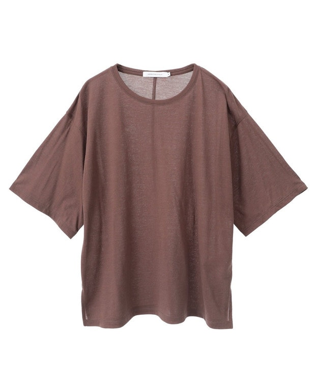 AMERICAN HOLIC シアーボックスTシャツ Brown