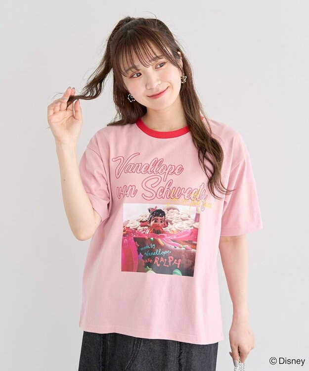 Green Parks シュガーラッシュ　／　フォト半袖ＴＥＥ Pink