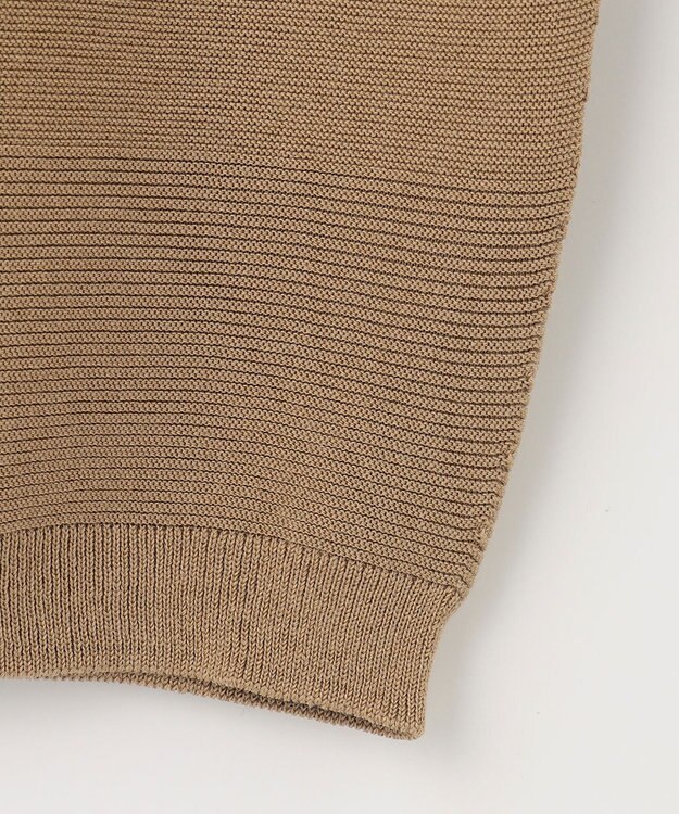 J.PRESS LADIES 【洗える】 ガータードルマンWG ニット キャメル系1