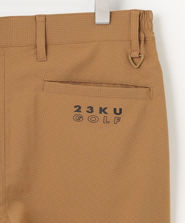 23区GOLF 【MEN】【ストレッチ】ストレッチメッシュ ショートパンツ ベージュ系