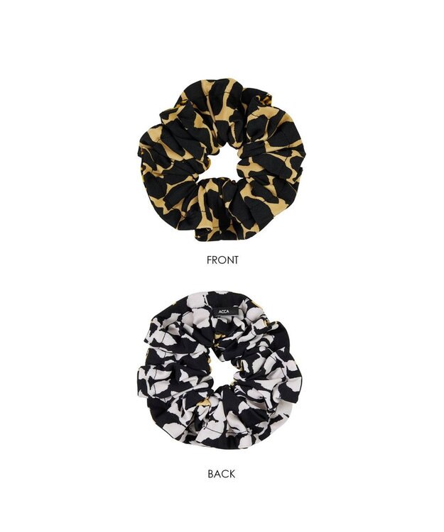 ACCA プールシュシュダブルカラー リーフミックス