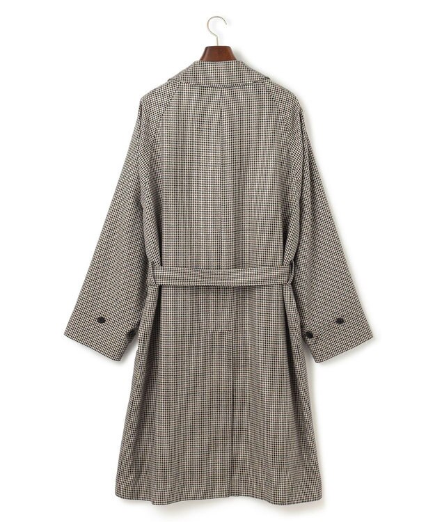 J.PRESS MEN 【J.PRESS ORIGINALS】 SILK TWEED BELTED BALMACAAN COAT / JAPAN MADE ベージュ系3