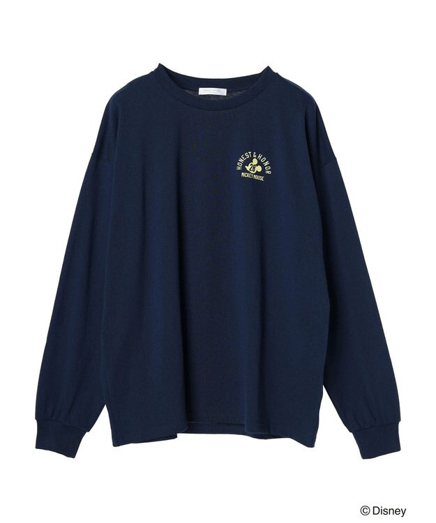 Green Parks Ｄｉｓｎｅｙ／バックプリント刺繍ロンＴＥＥ Navy