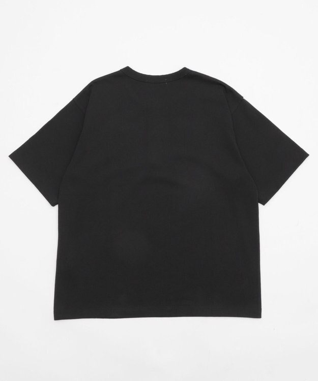 WEGO 【ユニセックス着用ITEM/MLサイズ展開】リラックスフィットヘンリーネックT（SS） ブラック