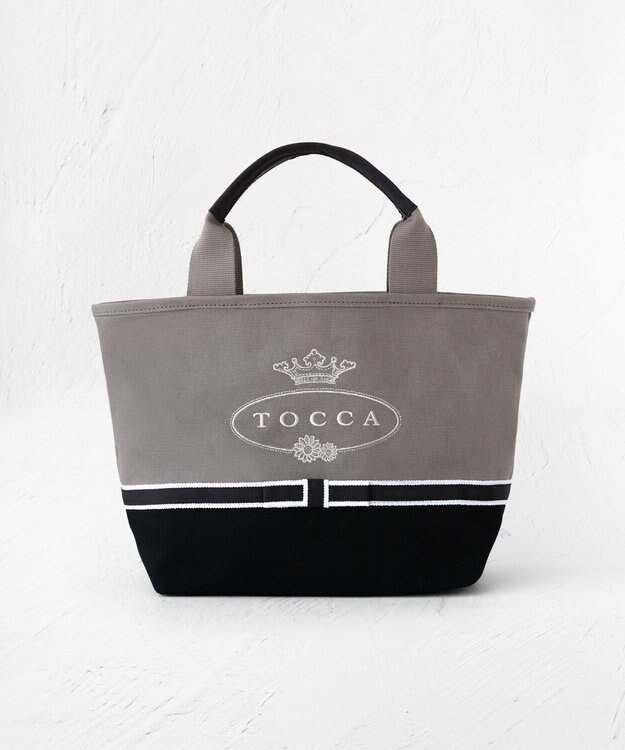 TOCCA 【選べる2種類のデザイン！】【大人百花掲載】MEMORIES of TOCCA CANVASTOTE キャンバストートバッグ グレー系