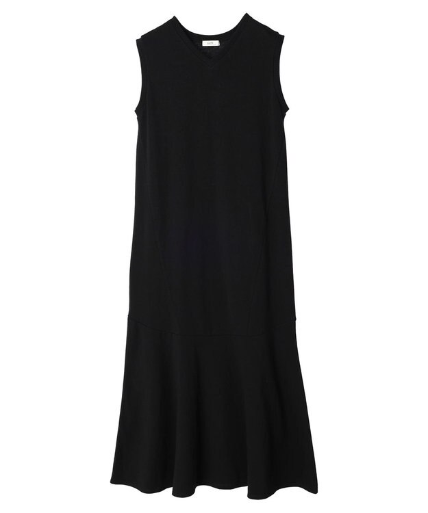 earth music&ecology Ｖネックマーメイドラインワンピース Black