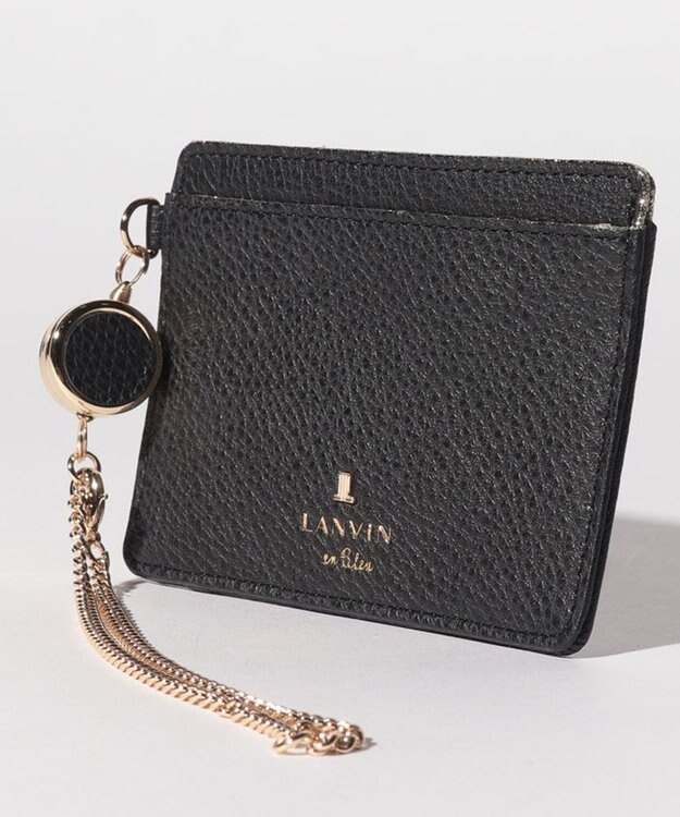 LANVIN en Bleu メラニー リール付きパスケース ブラック