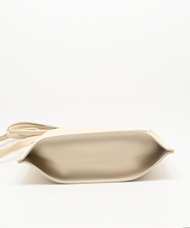 blancle シュリンクレザー ガゼット２ウェイバッグ LIGHT BEIGE