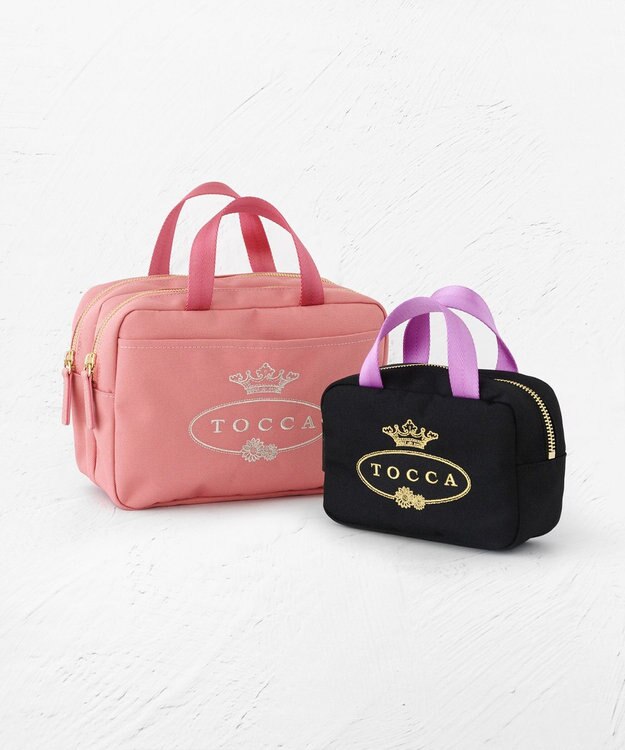 TOCCA TOCCA LOGO POUCH BAG ポーチ ピンク系