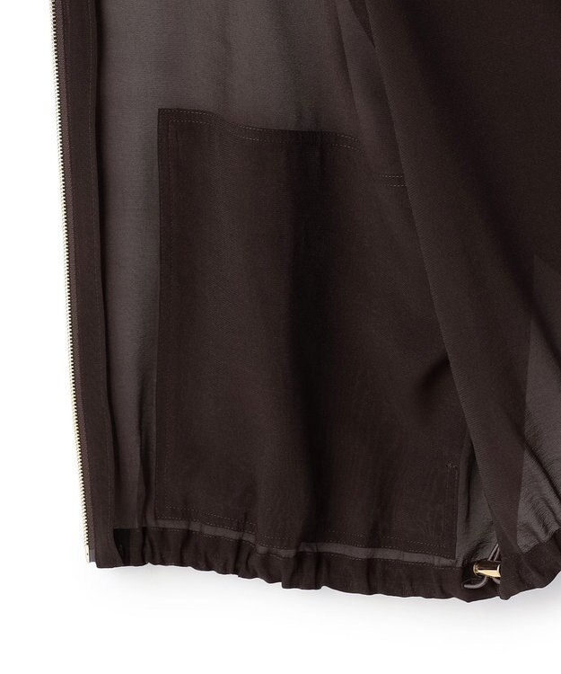 BEIGE， SERAPHIN / ライトシアーギャザー ブルゾン Bordeaux