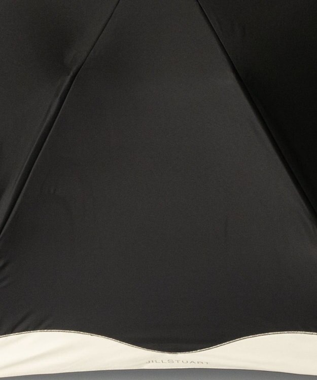 AURORA JILL STUART ジル スチュアート カラーブロック柄 晴雨兼用傘（折り畳みミニ傘）日傘 ブラック