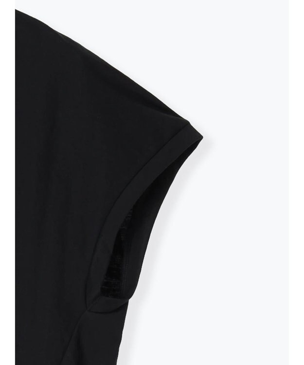 Te chichi 【接触冷感/マシンウォッシャブル】レースヘムTシャツ《2026 SUMMER LOOK item》 ブラック