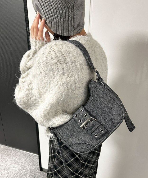 WEGO マルチWAYハーフムーンベルトバッグ ブラックその他