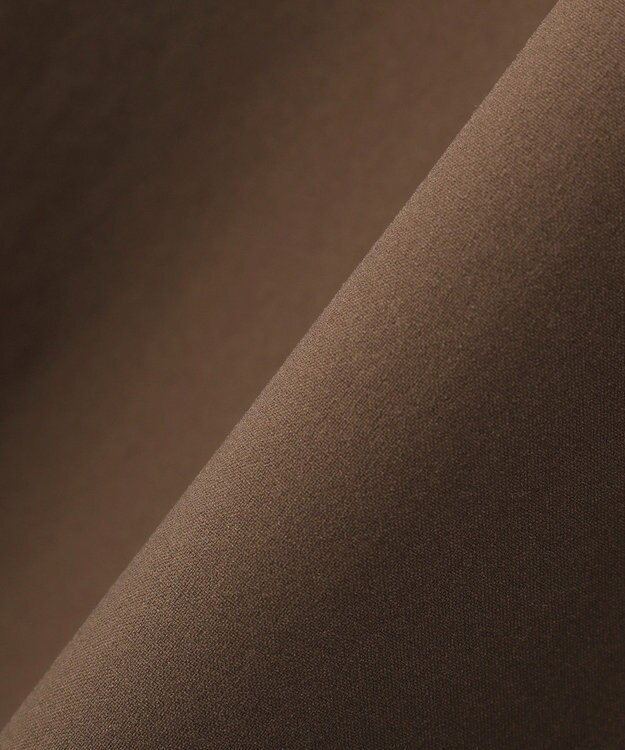 YECCA VECCA <<UVカット>>ドロストギャザー袖ワンピース Brown