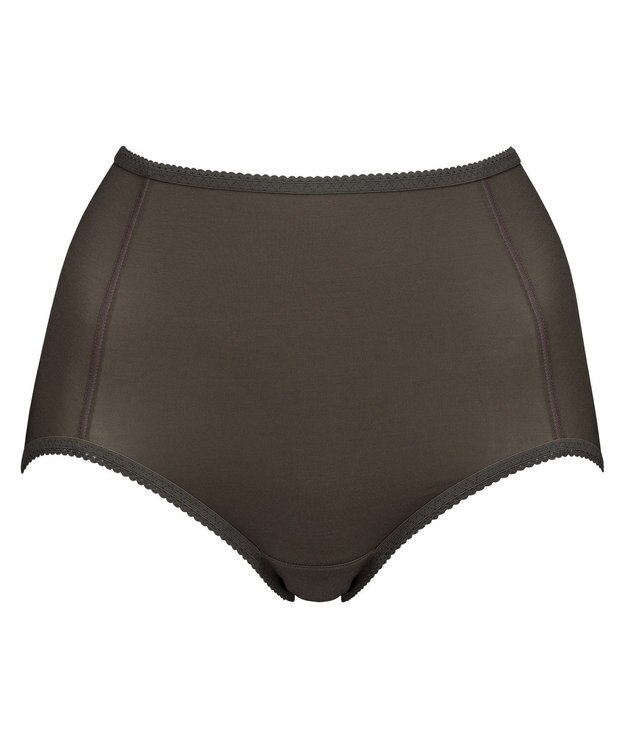 BRADELIS New York シリーズ160万枚突破 【BRADELIS NewYork / 育尻・伸びる・綿混・深め】モモパンツ・ショーツ#301 S～LL はくだけで簡単に補正 カーキグレー