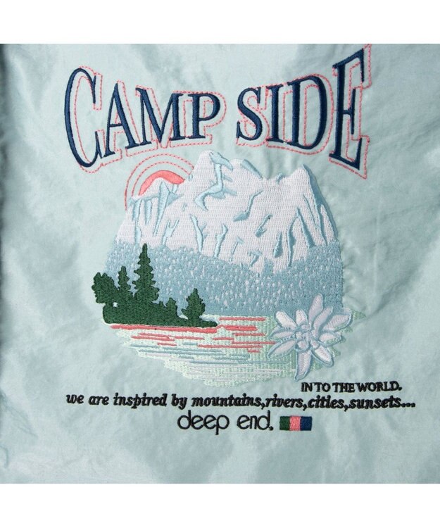 UNBILLION 【テレビ ドラマ着用アイテム】カシュカシュ cachecache / アソート柄刺繍トートバッグ ライトブルー