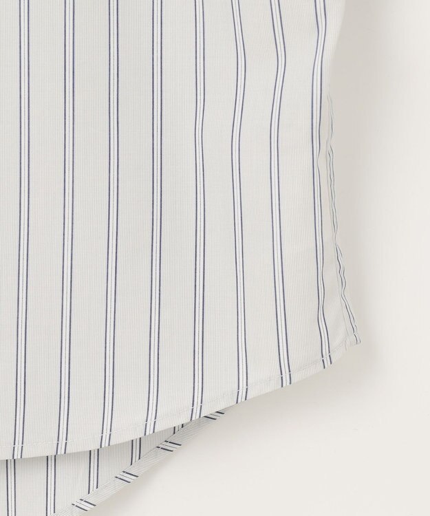 ANY L 【UVカット/抗菌防臭/速乾/手洗い可】エニィファンクション ストライプドルマンシャツ ブルーストライプ