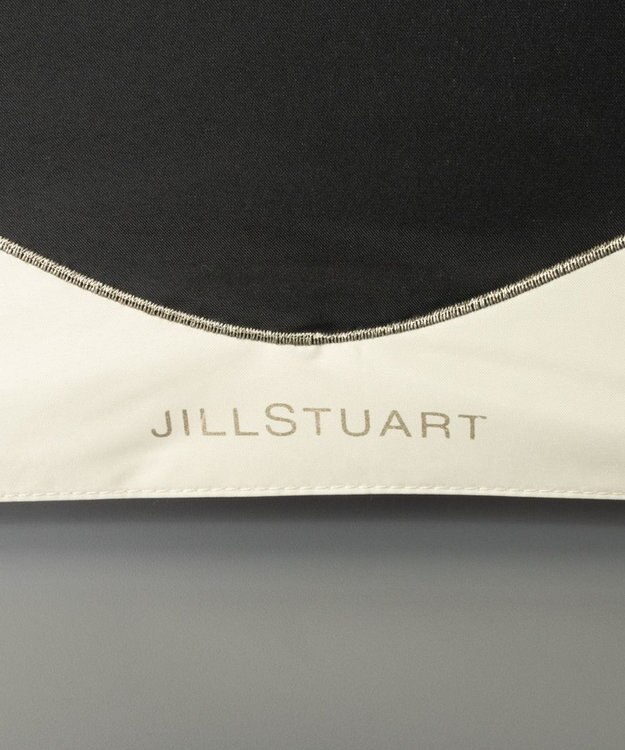 AURORA JILL STUART ジル スチュアート カラーブロック柄 晴雨兼用傘（折り畳みミニ傘）日傘 ブラック