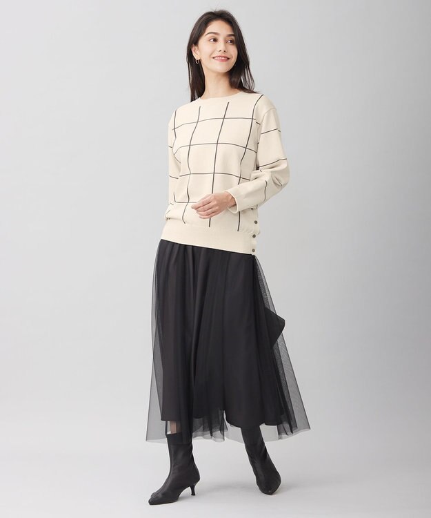 自由区 【新色追加生産・WEB限定カラーあり】チュール スカート ブラック系