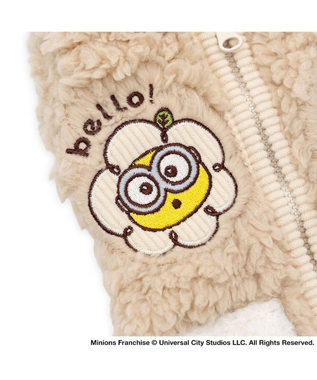 PET PARADISE ミニオン ティム ジップ ベスト 小型犬 ベージュ