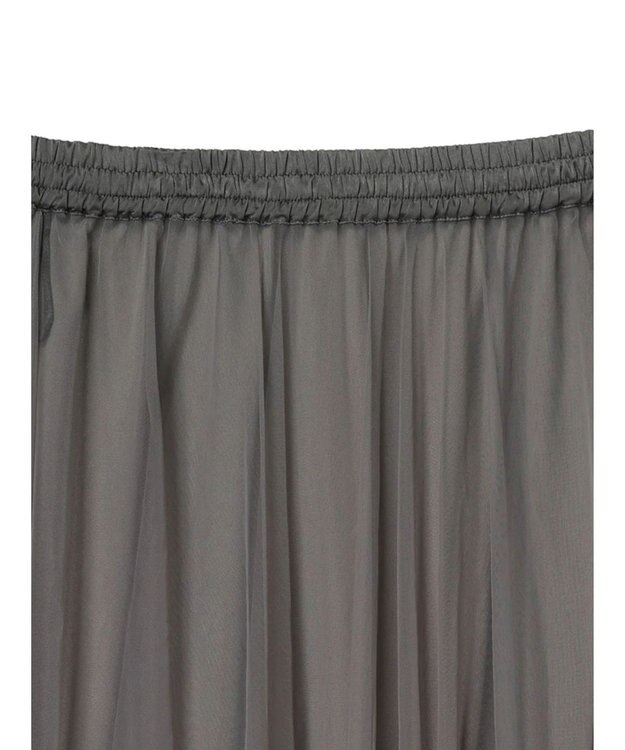 Green Parks ・ＥＬＥＮＣＡＲＥ　ＤＵＥ　２ｗａｙチュールキリカエスカート Charcoal Gray