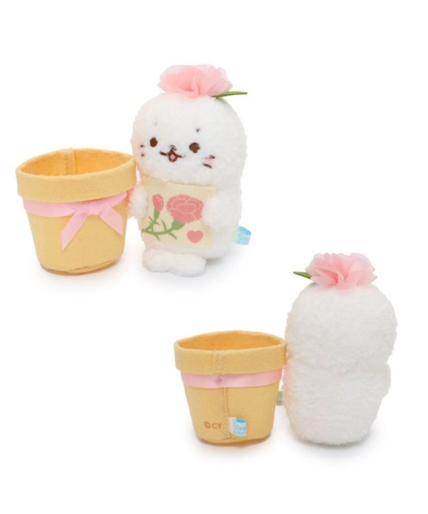 Mother garden しろたん カーネーションマスコット 《ピンク》 単品 ピンク