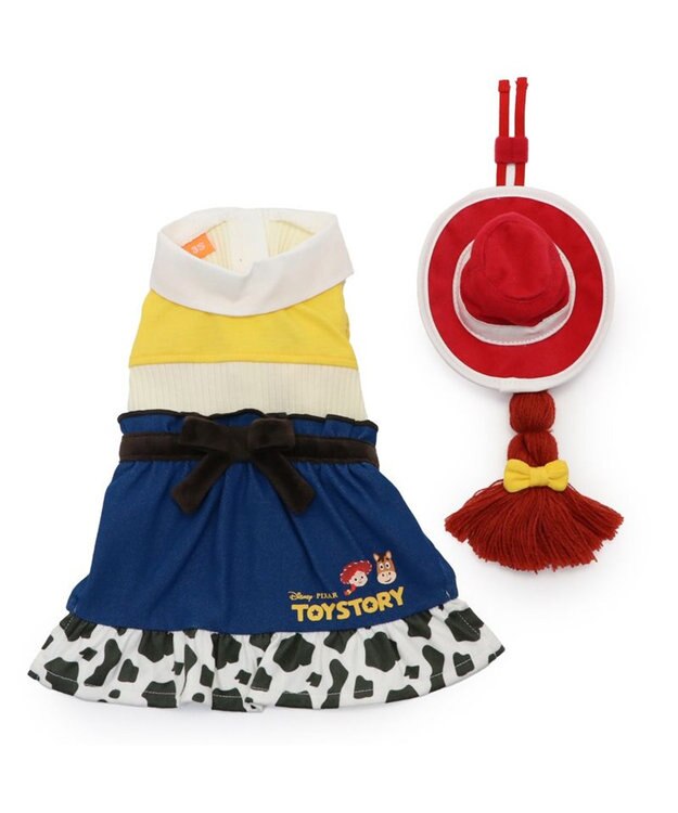 PET PARADISE ディズニー トイ・ストーリー ジェシー なりきりワンピース 帽子付き 小型犬 その他