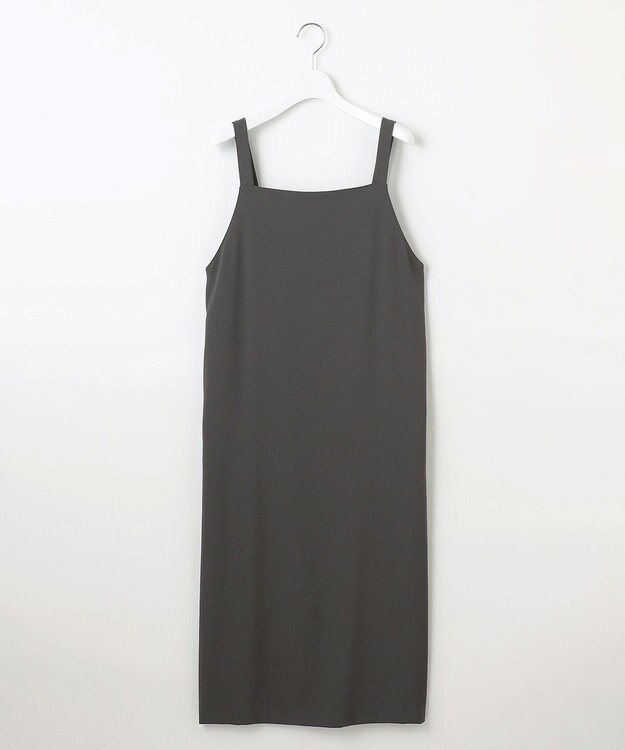 J.PRESS LADIES L 【WEB限定カラーあり・洗える】Lightジョーゼット キャミ ワンピース グレー系