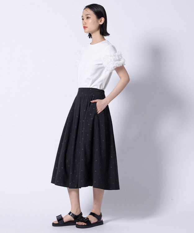 TOCCA 【洗える・接触冷感】IN MY HEART スカート ブラック系7