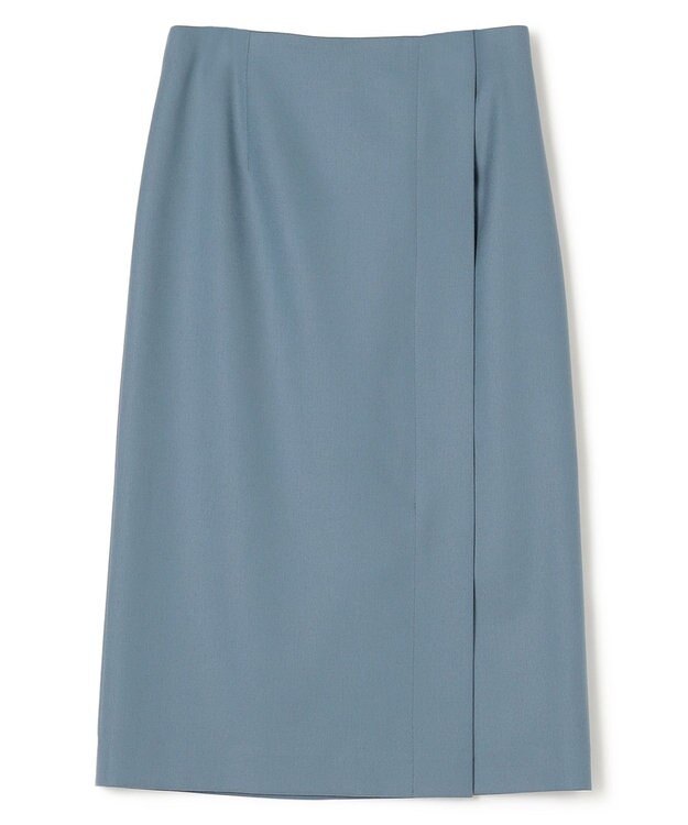 JOSEPH エアリーフランネル　スカート Cloudy Blue