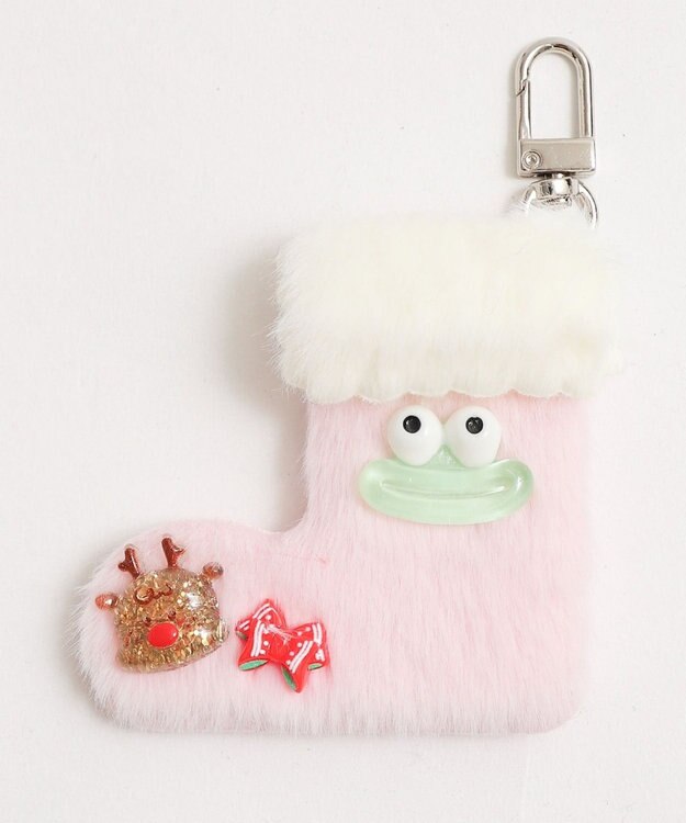 WEGO メリーメリーくつしたモンスターぬいぐるみキーホルダー ピンク