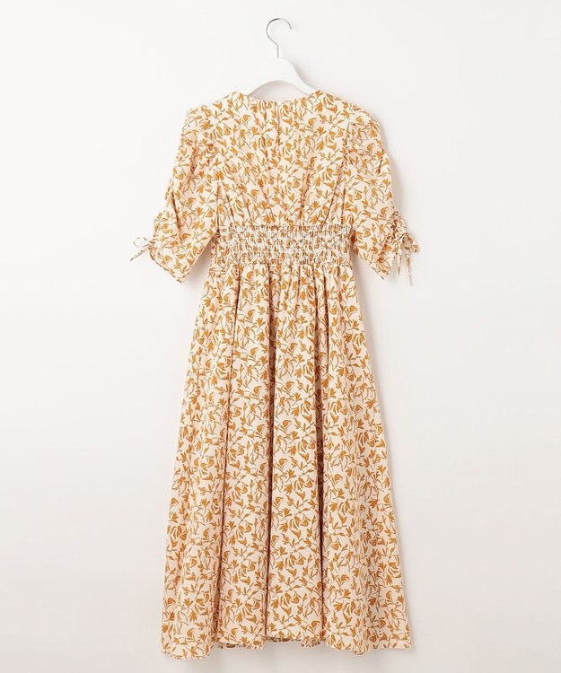 Feroux フラワープリント ワンピース ホワイト系1