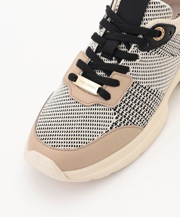 steppi 【VERY掲載 / 撥水 / 洗える】ボリュームソール スニーカー ベージュ