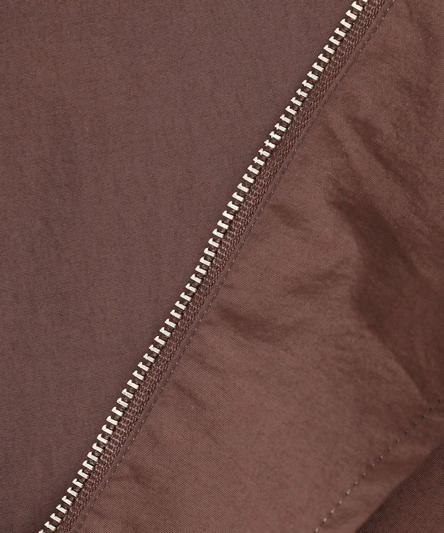 NAVE 【ReNAVE　撥水機能・UVカット・透湿・接触冷感・洗える】ナイロンタスランブルゾン ダークブラウン系