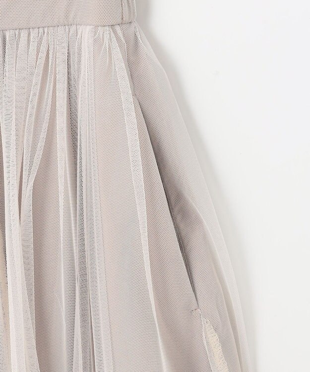 組曲 S ギャザーチュール ドラマティック スカート ピンクベージュ系