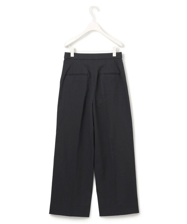 ICB L 【UVカット・吸水速乾・接触冷感・洗える】シェルタリングドライオックス ワイドパンツ ブラック系