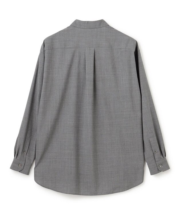 JOSEPH HOMME 【HIGH GRADE LINE】テックウールポプリン　レギュラーカラーシャツ ライトグレー系